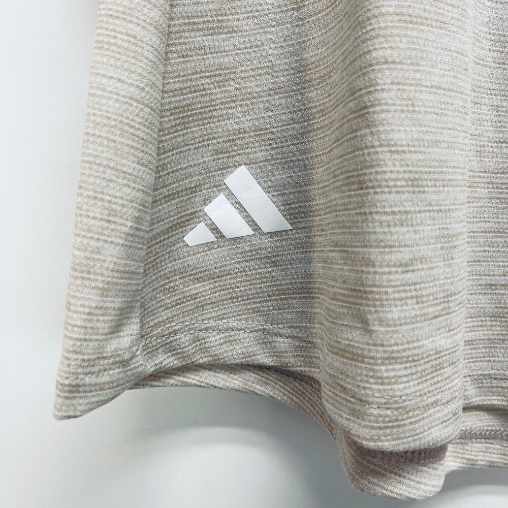 Adidas Golf Shirt Size S Women’s Heathered Essentials Mock Neck Brown NWT - Picture 11 of 12